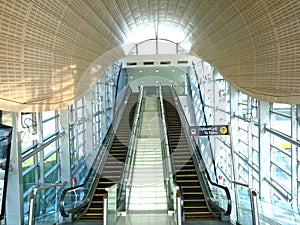 Dubai Metro Train Station