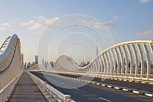 Dubai modern bridge