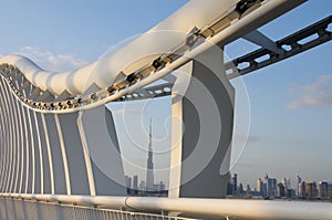 Dubai modern bridge