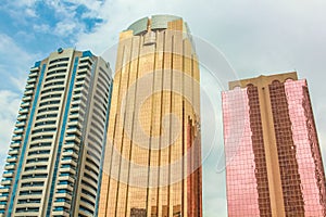 Dubai modern buildings