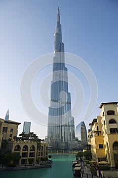Dubai Skyline Blue Sky Architecture