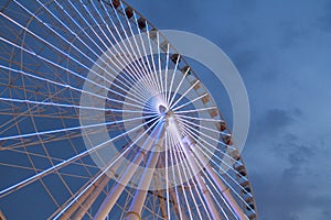Ferris wheel dubai park photo
