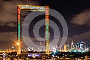 Dubai skyline and the Frame