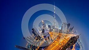 Dubai skyline, downtown city center