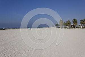 Jumeira public beach in Dubai photo