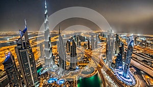 DUBAI,UAE - jANUARY 06,2018_ Burj Khalifa