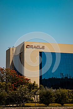Dubai, UAE- 25062023: Oracle office building
