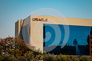 Dubai, UAE- 25062023: Oracle office building
