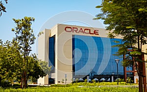 Dubai, UAE- 25062023: Oracle office building