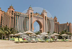 The unmistakable architecture of the Atlantis Hotel, Dubai