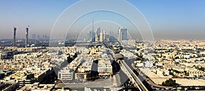 Dubai view on downtown 2015
