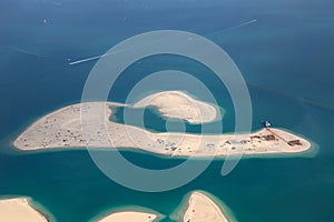 Dubai The World Clarence Island aerial view photography photo