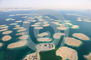 Dubai The World Islands Island panorama aerial view photography