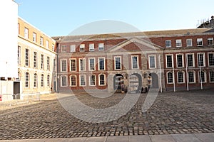 Dublin Castle on a sunny day - ancient architecture - Ireland historical tour - Ireland travel diaries photo