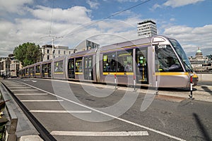 Dublin City, Dublin, Ireland, June 11th 2021. Luas