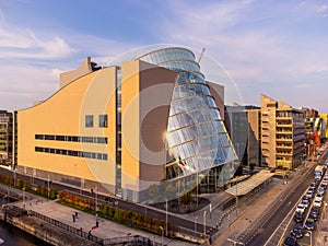 Dublin Convention Centre - aerial view