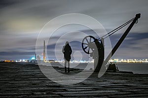 Dublin Docks, Poolbeg Lighthouse