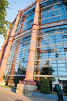 Redeveloped old Dublin Gas Works building