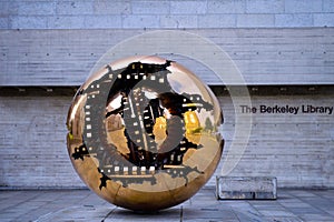 `Sphere With Sphere` in front of Berkeley Library, Trinity College Dublin