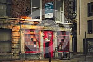 Old irish pub in Dublin.
