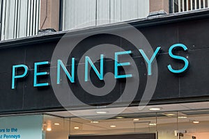 Logo of Penneys fashion store in Dublin