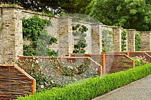 Dublin,Ireland - september 15 2022 : Victorian Kitchen Garden