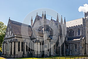 Dublin, Ireland. St. Patrick`s Cathedral, the national cathedral of the Church of Ireland