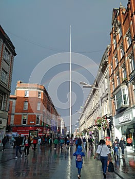 Dublin Spire Rainbow
