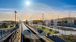 Dublin transportation hub, low number of commuters during epidemics of Covid 19, coronavirus