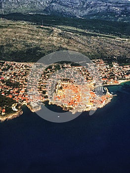 Dubrovnik aerial view photo