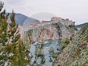 Dubrovnik battlements photo