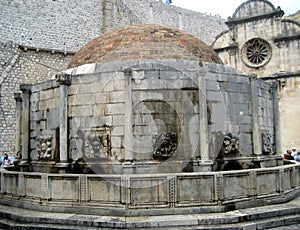 Dubrovnik, Croatia. Big Onofrio's fountain