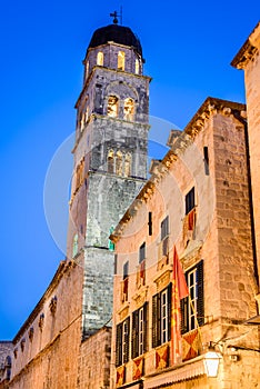 Dubrovnik, Croatia - Stradum night view