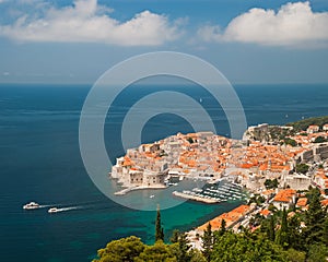 Dubrovnik, Croatia view from distance