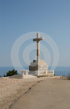 Dubrovnik Cross on Srd hill