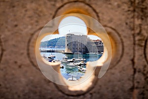 Dubrovnik harbor view