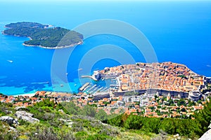 Dubrovnik and Lokrum island photo