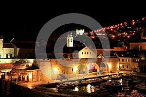Dubrovnik by night photo