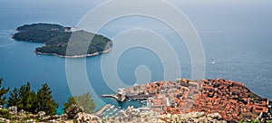 Dubrovnik Old Town from above