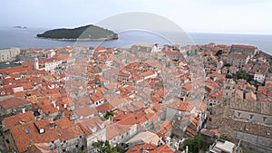 Dubrovnik Old Town from above