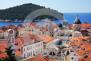 Dubrovnik old town and Lokrum