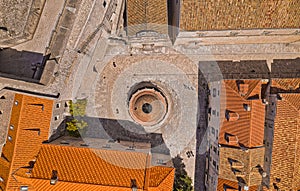 Dubrovnik old town main street Stradun with Onofrio's fountain