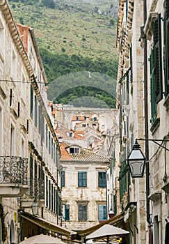 Dubrovnik Old Town with Mount Srd Cable Car