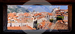 Dubrovnik old town, a popular tourist destination in Croatia