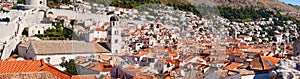 Dubrovnik old town red roofs