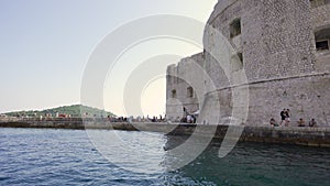 Dubrovnik People At Porporela Viewpoint