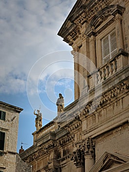Dubrovnik`s Old Statues