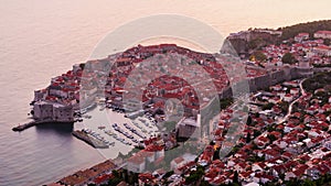 Dubrovnik sunset timelapse