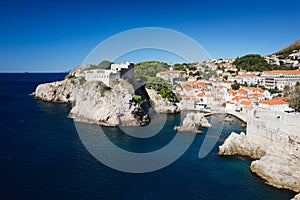 Dubrovnik town view