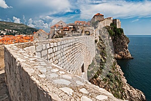 Dubrovnik view from city walls